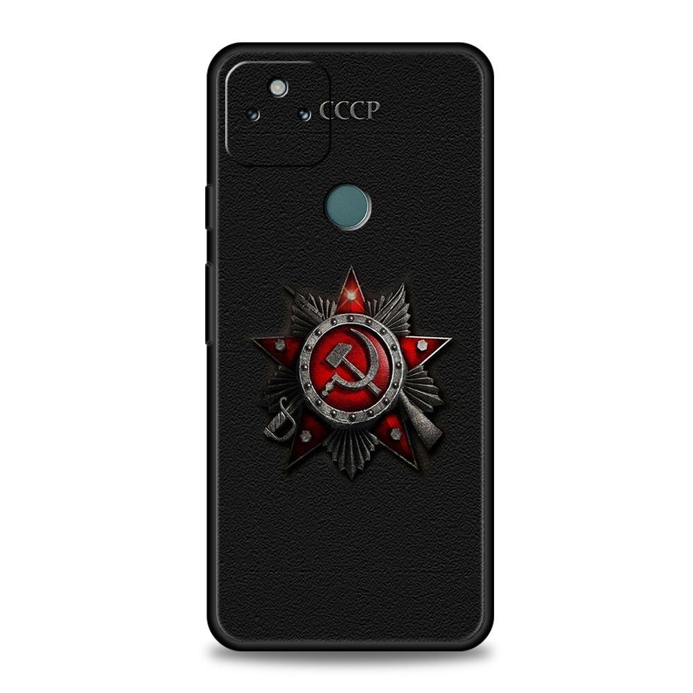 

Phone Case Cover for Google Pixel 10 9 8 7 6 7A 6A Pro Shockproof Soft TPU 10 9 Pro XL Shell Capas Fundas Vintage USSR CCCP Bags Pixel 7 Pro
