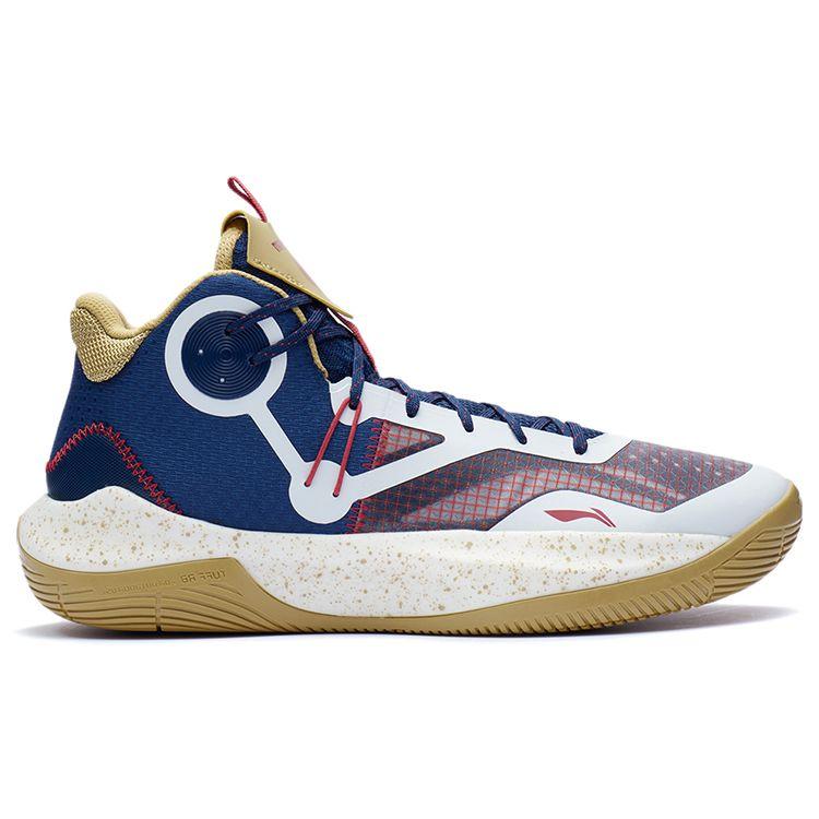 Li Ning Sonic 9 Team Comfortable Sports Shock Absorption Non-Slip Wear-Resistant Breathable Supportive Mid-Top Basketball Shoes ABPR017-10