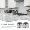4Pcs Stove Control Knobs Kitchen Gas Stove Stove Knobs for Range Kitchen Accessories
