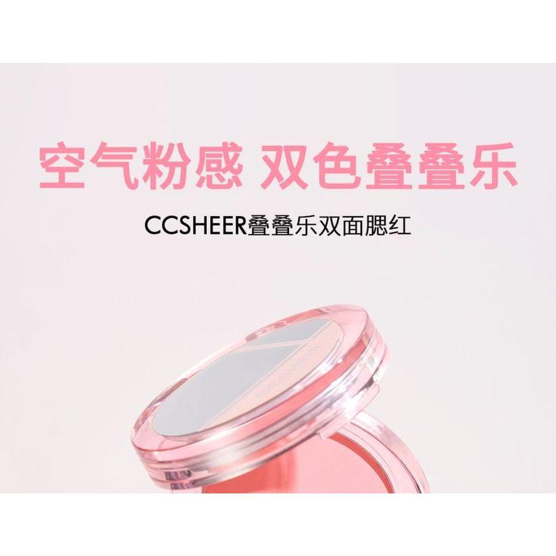 CCSHEER - Jenga Dual Color Blusher - 3 Types