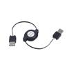 USB 2.0 Male To Female Extension Retractables Cable Data Sync Charger Cord 73cm USB Male To Female Cable