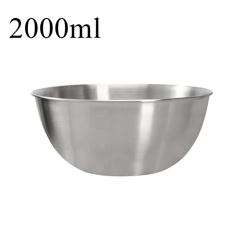 304 Tigelas de mistura de aço inoxidável Tigelas de armazenamento aninhadas Conjunto de tigelas de salada de cozinha Tigela de cozimento Acessório de cozimento com escala