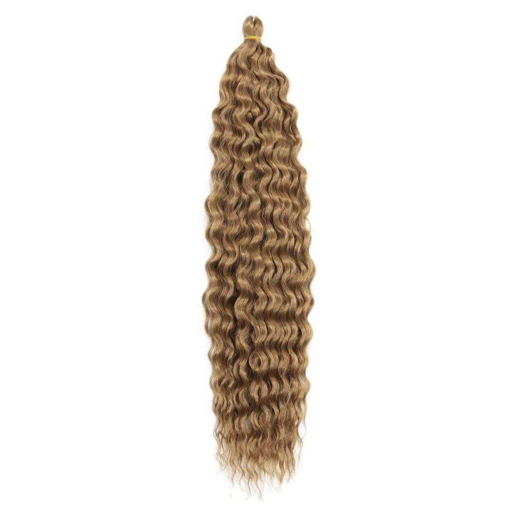 Heat Resistant Fiber Deep Wave Wig Ombre Marly Hair Synthetic Crochet Hair Kinky Curly Hair