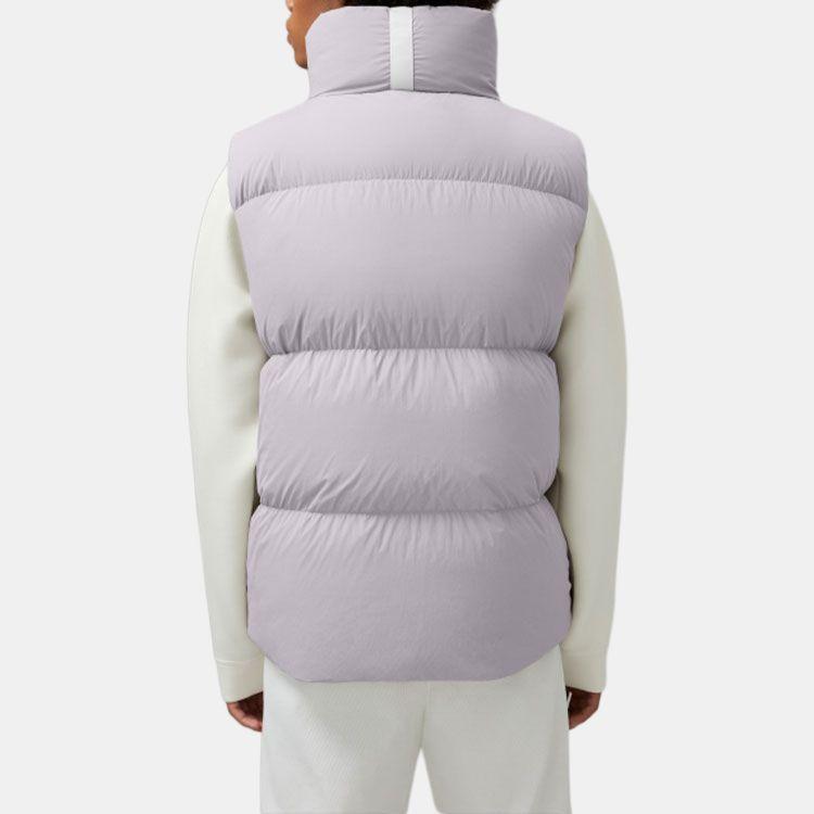 Canada Goose Everett Series Pastels Collection Windproof Waterproof Solid Color Logo Patch Stand Collar Down Vest Unisex Vest Lilac 2614MB1-1255