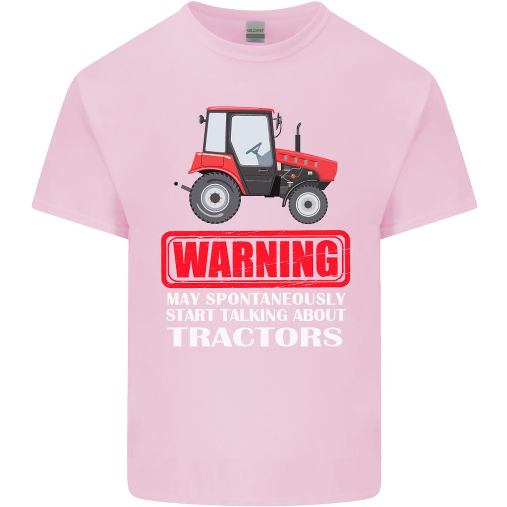 Talking About Tractors Funny Farmer Farm Unisexs Light Cotton TShirt