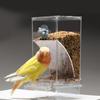 Automatic Bird Feeder No Mess Bird Feeder Parrot Feeder Drinker Food Container For Perch Budgerigar Parakeets Bird Cage Supplies