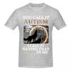Maglietta Meme Unisex Lo Chiami Autismo Io Lo Chiamo Avere Quel Cane Dentro di Me Vintage Oversize Cotone Girocollo Manica Lunga Maglietta Unisex