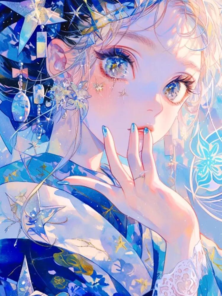 DIY Diamond Art Painting Collection 2024 Japanese Cartoon Anime Girl Embroidery Cross Stitch 5D Diamond Mosaic Home Decoration