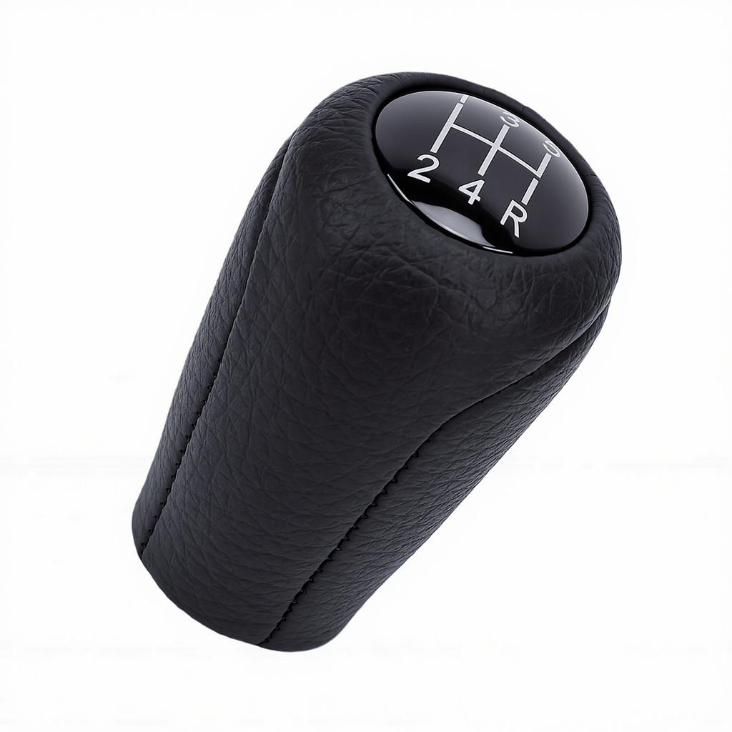 Leather Shifter Lever Arm Headball 5 Speed Gear Shift Knob Replacement for Mazda 3 BK BL 5 CR CW