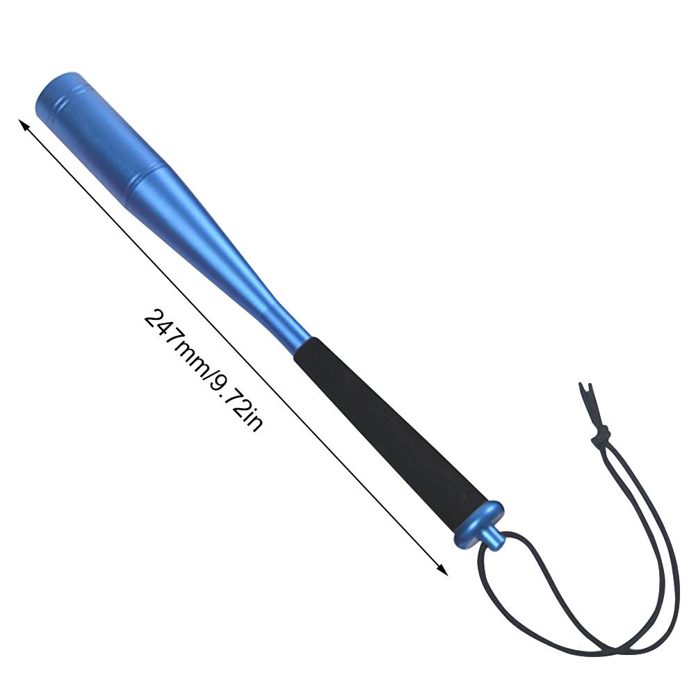 Aluminum Alloy Fish Knocker Removable Hollow Hammer Portable Metal Fish Hammer 24.7cm Aluminum Alloy Fishing Tool Accessories