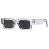2025 European Men's Stylish Square Sunglasses with Thick Frames and Rivet Detail