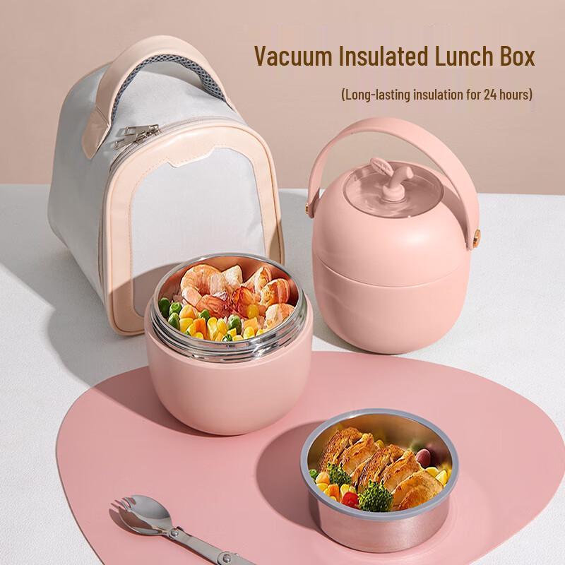 304 Stainless Steel Chinese Style Vacuum Insulated Bento Box