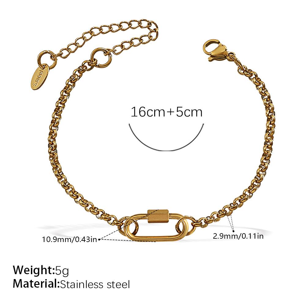 Japan And South Korea Fashion Niche Bracelet Necklace Women'S Personality Design Versatile Jewelry Does Not Fade Popular Trend
