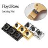 Metal Guitar String Locking Nut Guitar Lock Nut with Mounting Screws and Wrench