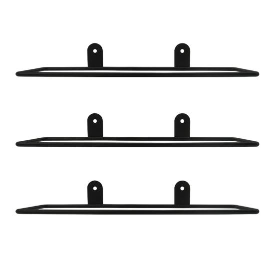Metal Wine Bottle Rack Wall-mounted Wine Rack Bar Wine Shelf Space-saving Wine Organizer Gift for Wine Lovers