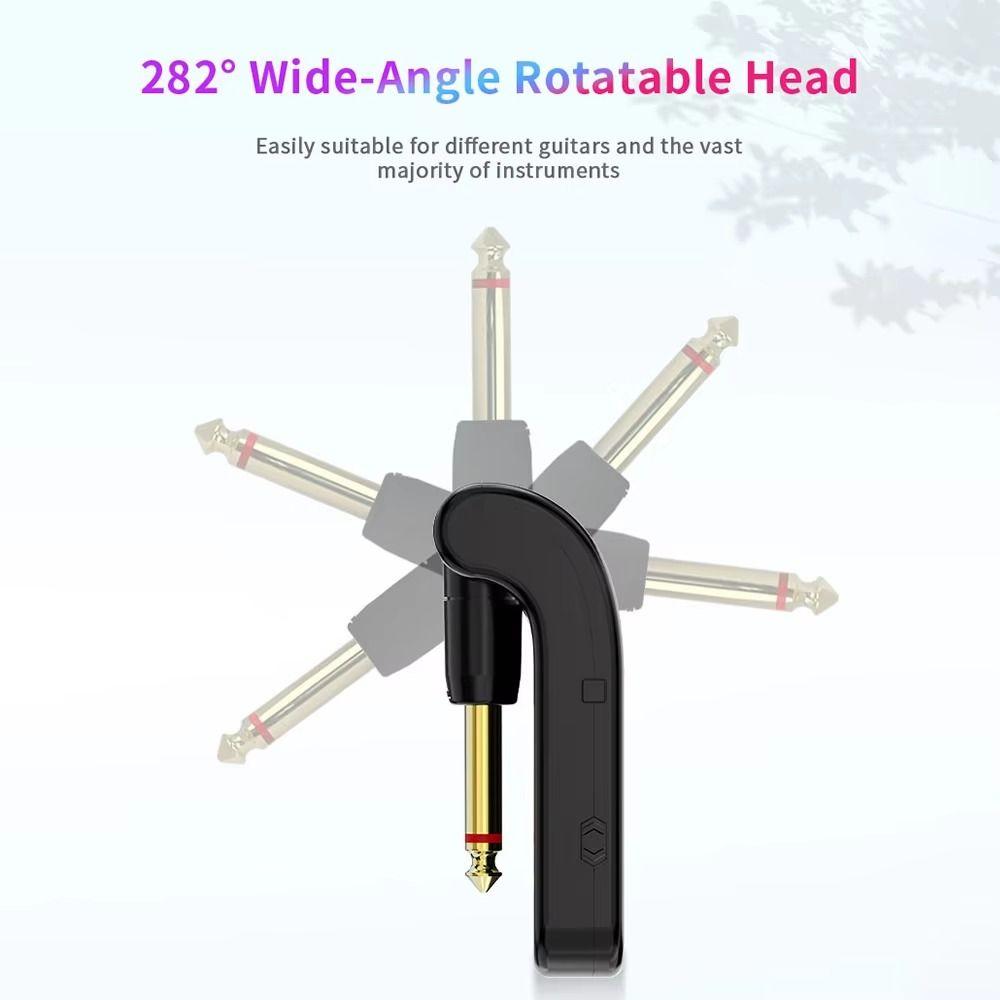 48K/16bit Guitar Transmitter&Receiver 2.4G A8 Wireless Guitar Adapter Set  Violin