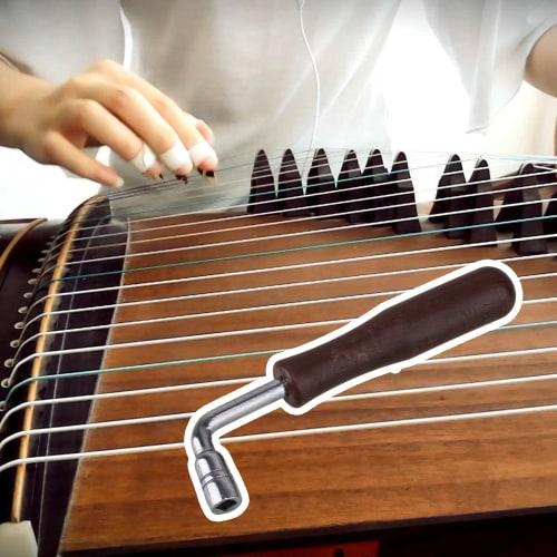 Yibuy Tuning Tool Hammer Wrench Tuning Kit for Koto and Piano