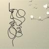 Handcrafted Wrought Iron Wall Art Metal Sculpture for Living Room Decor Restaurant Background
