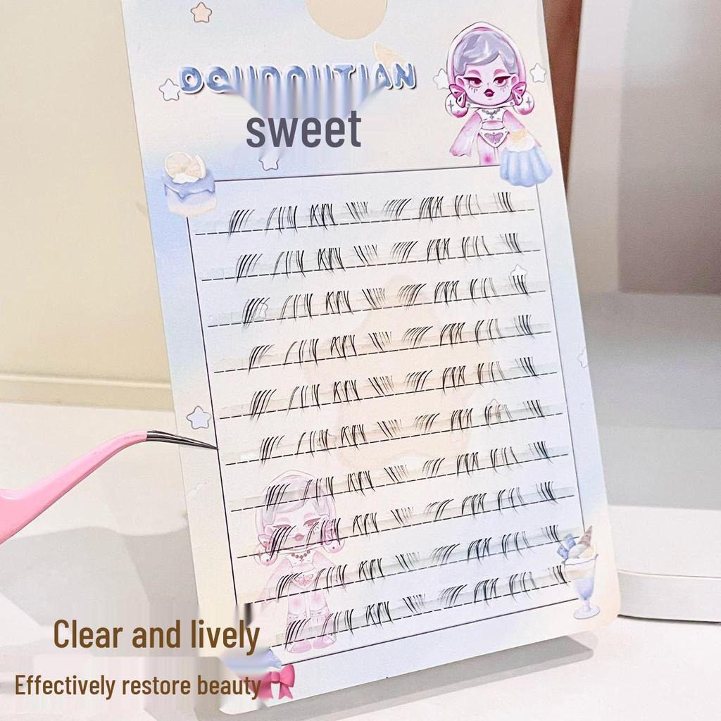 Sweet & Natural Ultra-Fine Lower Lashes: Messy & Realistic, Mimicking Natural Wild Fairy Lashes