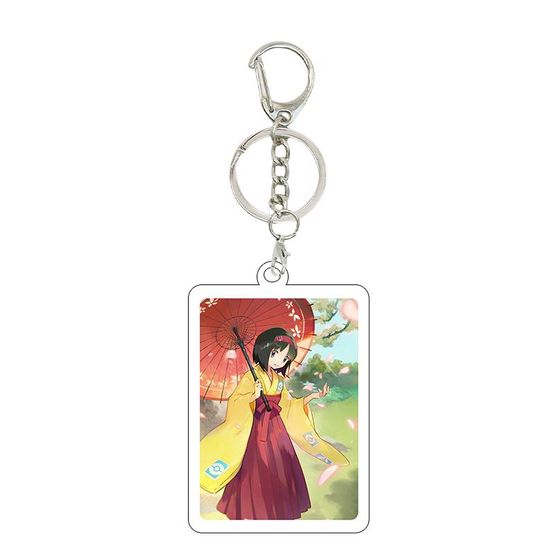 1pc Anime Charizard Mewtwo Gardevoir Cartoon Cool Game Characters Self Made Acrylic Keychain 5cm Pendant Decor Gifts Wholesale