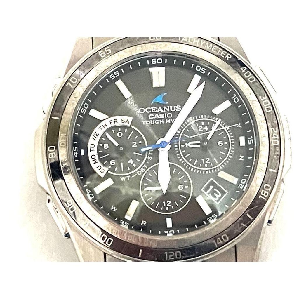 Used Operating Casio Oceanus Manta OCW-S1200 Radio-controlled Solar Watch