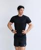 HECKCOOLNAM Mesh Cooling Muscle Fit Short Sleeve Running T-Shirt That Makes Shoulders Look Wider