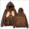 Women's Trendy Drop Shoulder Hooded Sweatshirt Jacket for Spring and Autumn