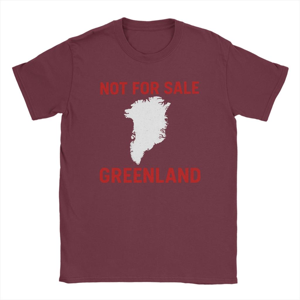 Greenland  Cotton TShirt For Men Summer  Vintage T Shirts Comfortable Trending Tee Shirt Big Size Print Tops