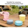 Collapsible Silicone Water Cup – Portable, Leak-Proof & Bpa-Free For Travel, Hiking, Camping, Gym, Office
