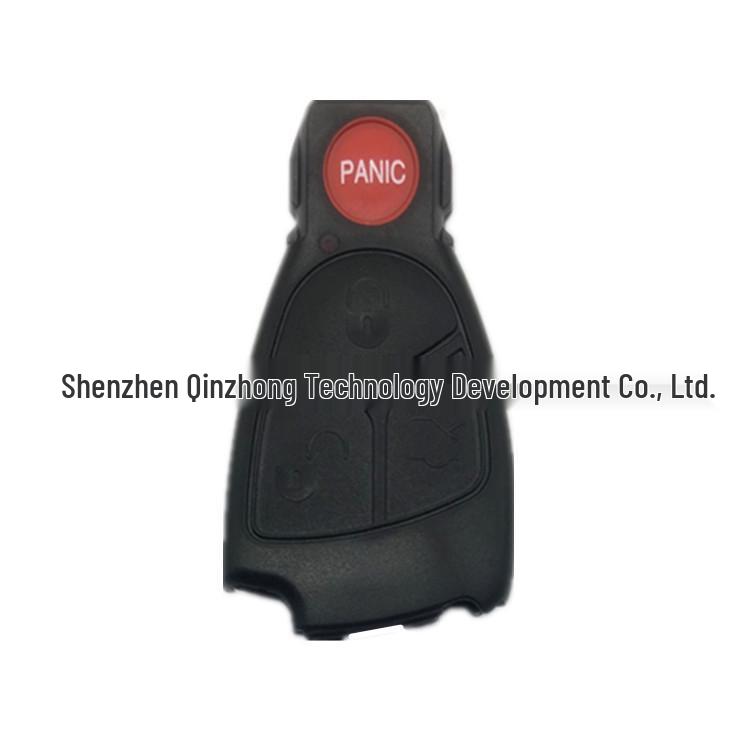 Mercedes-Benz Black Edge Smart Key Shells (3 Models), Compatible Without Battery Holder
