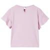 Children's T-shirt with Lilac Ruffle Sleeves 92/104/116/128/140