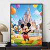 Disney Mickey Mouse and Donald Duck oil painting handmade painting art kit mosaic diy home decoration gift