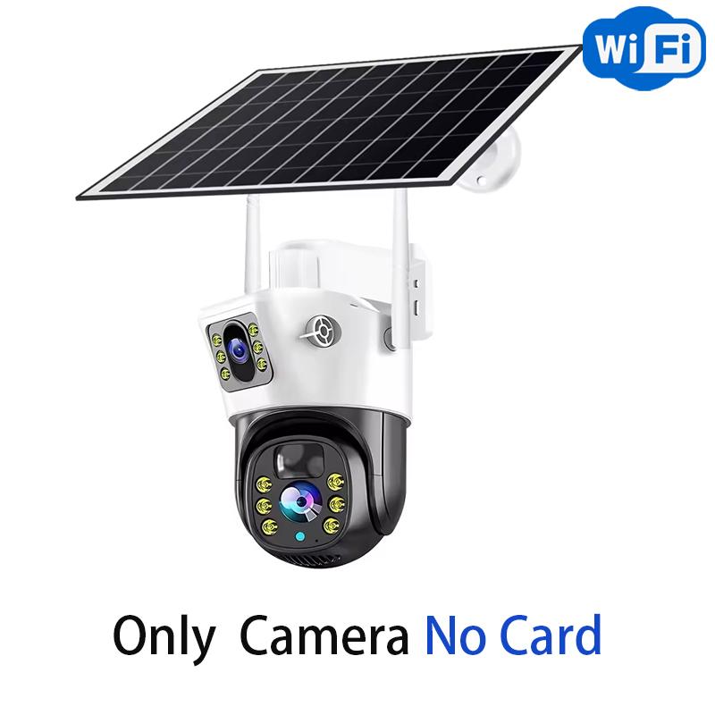 LS VISION 4G SIM Card Solar Camera WiFi Outdoor HD Night Vision IP CCTV Surveillance IP66 Waterproof 2 Way Audio PIR Humanoid Detection