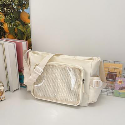 Süße Reißverschlusstasche Einfarbige Itabag Nyl Idol Merchandise Aufbewahrung Transparente Taschen Cott Puppen Tasche Geldbörse Umhängetasche Reise