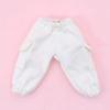 niannyyhouse OB11 Size Obitsu Doll 11cm Body Pants Plain Doll BJD Doll Clothes T-Shirt + 2-Piece Set, T-Shirt, Clothes, Overalls, 1/12 (Black + White)