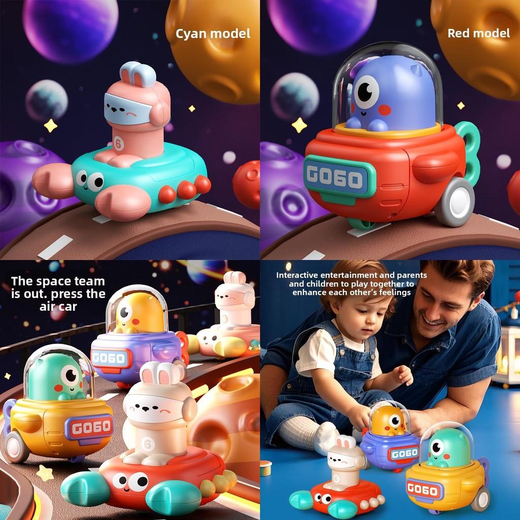 Spaceship Pressed Kids Toy Car Inertia Vehicle For Early Development And Play