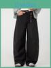 American Retro Pleated Cargo Pants With Cotton Fabric For Casual Youth Fashion