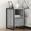 Nightstand Sonoma Grey 39.5 x 30 x 50 cm Engineered Wood