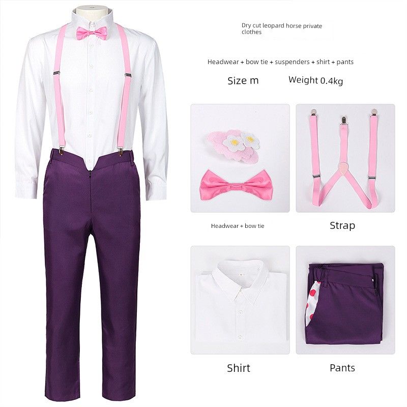 Blue Prison Cosplay Costume Bluelock Reo Meguru Casual Outfit Pudding Hat Plaid Pants Cosplay