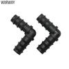 1/2" Garden Hose Elbow Connector 16mm Hose Barb Knee Bending Joints 90 Degrees 3-way Irrigation Connector Repair Joint 7pcs