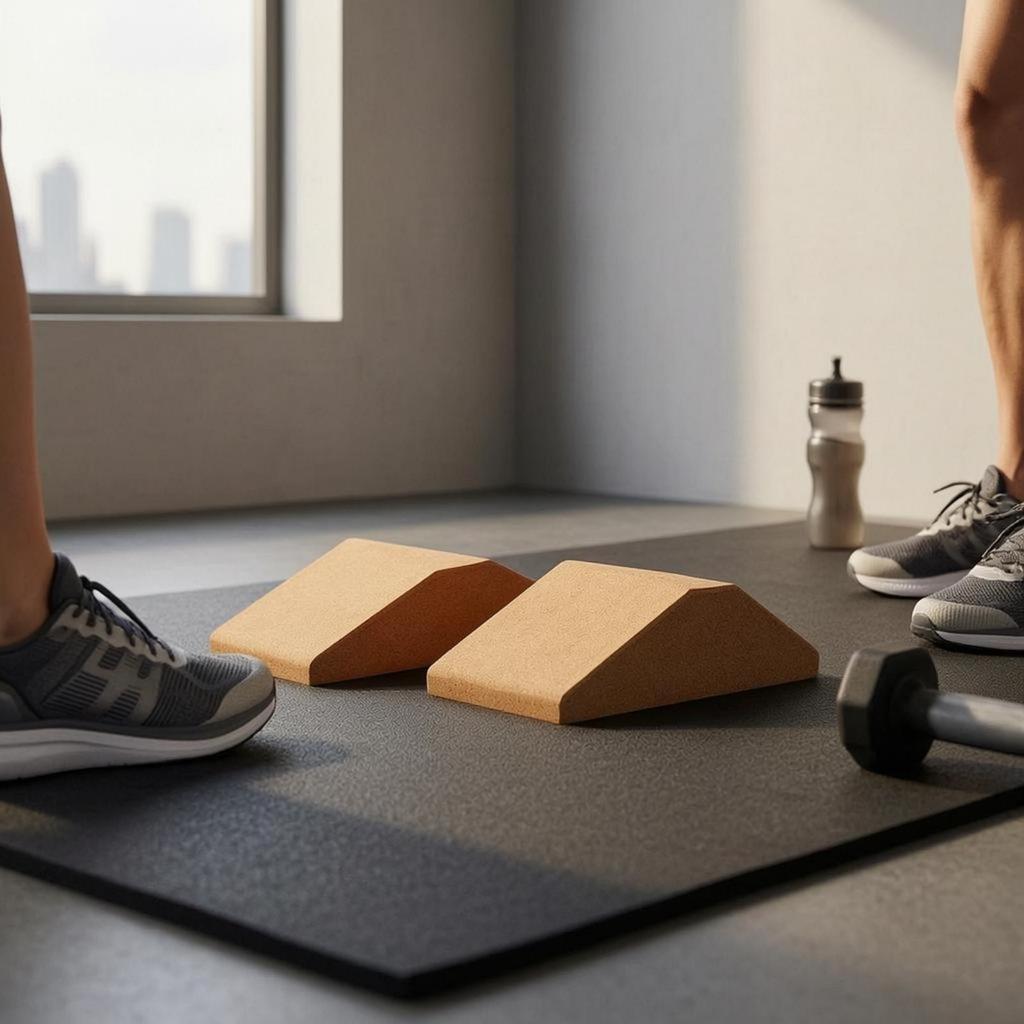 Cork Squat Sloped Block Support Angular