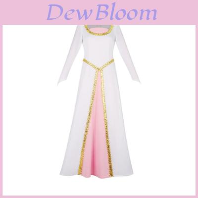 Shrek Fiona Cosplay Kostuum Met Polyester Stof Voor Halloween Feest Verkleed