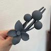 Flower Fruit Hairpin, Women's High-end Hairstyle Accessory, Ponytail Clip, Duckbill Clip, Fashionable Anti-static Hairpin