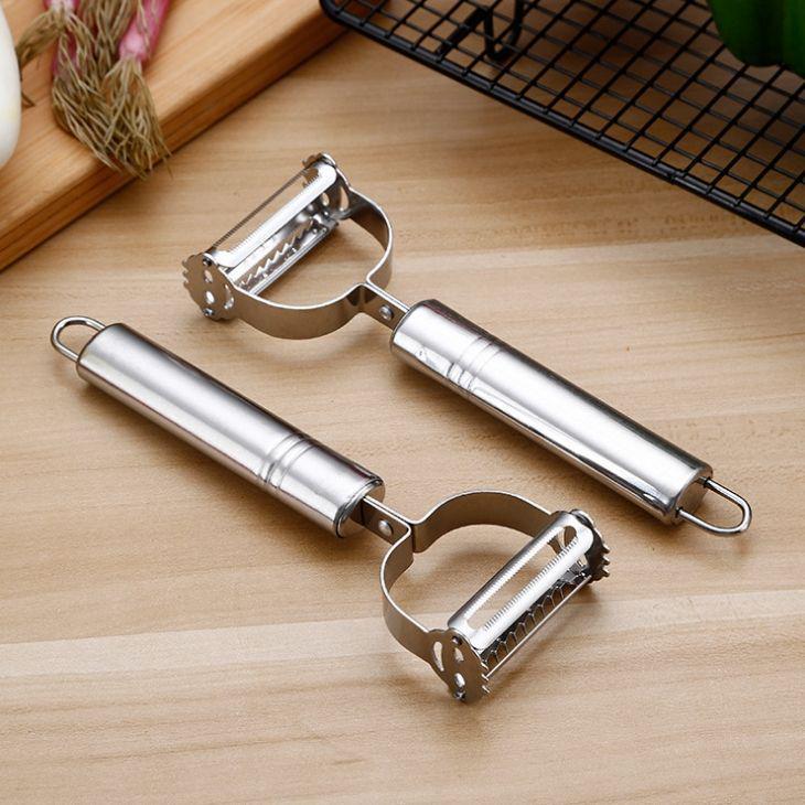 Multifunctional Stainless Steel Peeler and Grater for Fruits and Vegetables