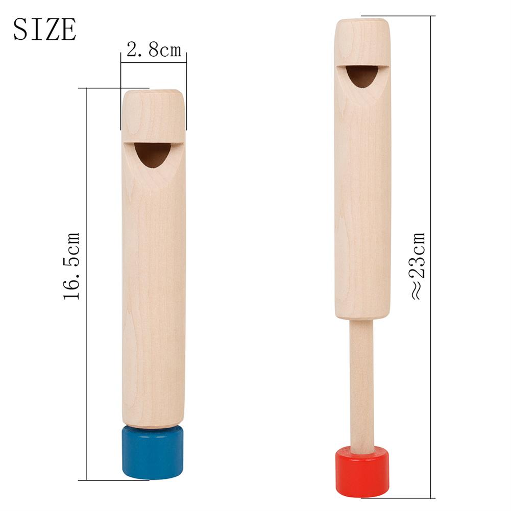 Portable High-quality Pull Wooden Flute Orff Instrument Children Birthday Gift Educational Toys Early Musical Instrument