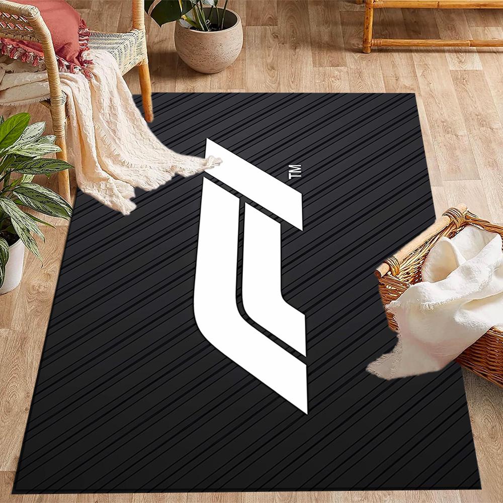 Tappeti Antiscivolo a Tema Icone di Velocità Formula 1 - Decorazioni per la Casa in Poliestere, Adatti per Camere da Letto, Soggiorni, Ingressi, Studi e Decorazioni