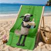 Sheep And Shaun Adventure Beach Towel, Super Soft Microfiber, Perfect Gift for Her/Him, Birthday, for Pool, Beach, Travel, Decor Beach Party