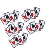 5pcs Poker Ace Clothes Patch Iron On Playing Card Applique DIY T Shirt Fabric Sticker