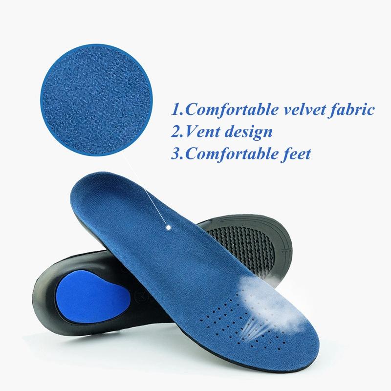Sports Orthopedic Insole Flat Foot Orthopedic Arch Support Insoles Men and Women Shoe Pad EVA Sports Insert Sneaker Cushion Sole