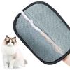 Pet Hair Removal Glove Multi-Function Electrostatic Gloves Double Sided Pet Grooming Gloves for Couch Furniture Carpet